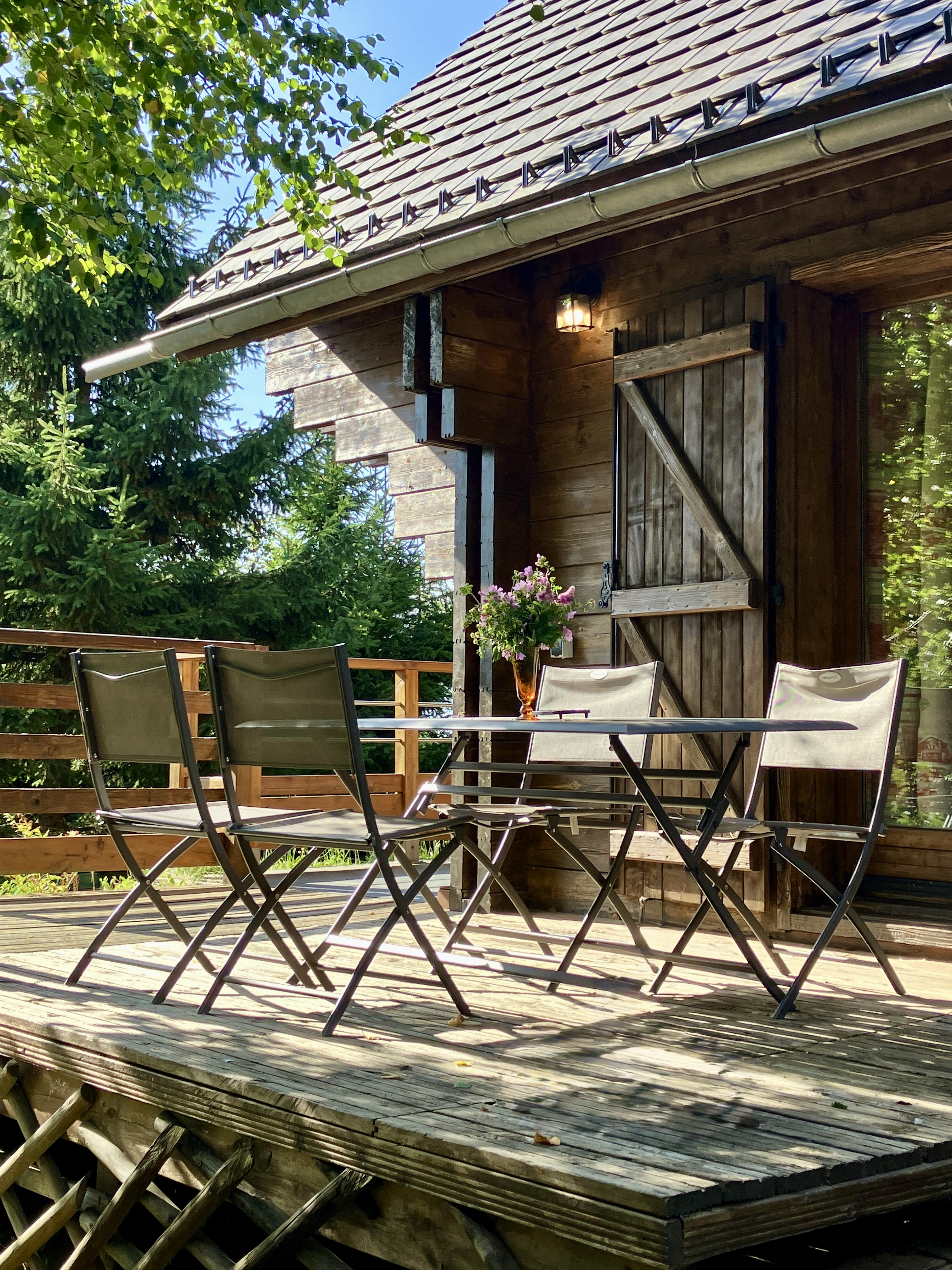 Terrasse en été